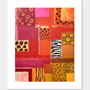 African safari quilt Posters and Art